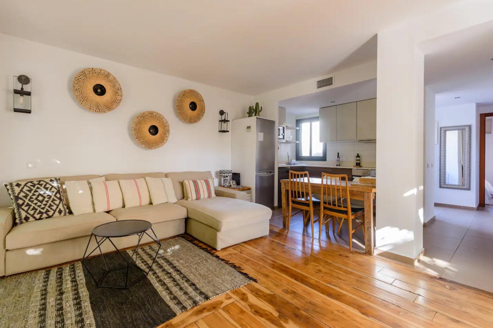 Resa Estates Ibiza te koop for sale townhouse cala tarida living room.jpeg